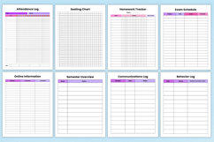 2026 Teacher Record Book Canva templates Product Image 5
