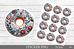 Independence Day Stickers,  Patriotic Stickers PNG Product Image 1