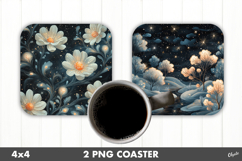 Magic Christmas, Fairy Christmas Coaster PNG Product Image 1