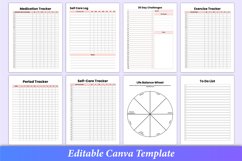 Self Care Journal Bundle Canva Template Product Image 5