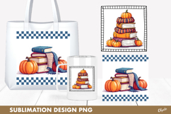 Book Sublimation PNG. Fall Book Sublimation PNG Product Image 1