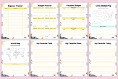 2026 Travel journal for kids Canva Templates Product Image 5