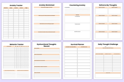 2026 Therapy Journal Bundle Canva Template Product Image 5