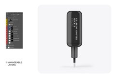 Glossy Charging Adapter Mockup Product Image 6