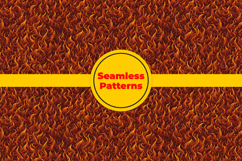 Fire Flames Texture Seamless Pattern and Digital Paper Product Image 5