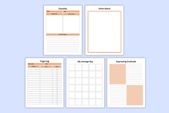 20262027 Vision Board Planner Canva templates Product Image 5