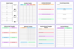 2026 Therapy &amp; Healing Workbook Canva Templates Product Image 5