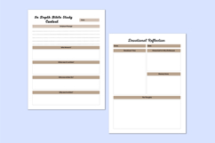 Christian Worship &amp; Devotional Journal Canva Templates Product Image 5
