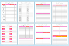 2026 Homeschool Planner For Canva KDP Interior Product Image 5