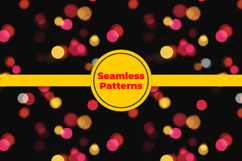 Bokeh Effect Seamless Pattern and Digital Paper Background Product Image 5