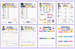 2027 Goal Setting Workbook for Kids Product Image 5