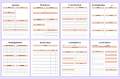 2026 Online Business Workbook Canva Template Product Image 5