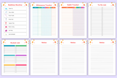 Rainbow Kids Chore Workbook | Routine &amp; Habits Canva Kdp Product Image 5
