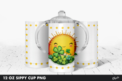 St Patrick’s Day Kids, Sippy Cup Sublimation PNG Product Image 1