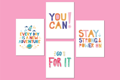 Kids Confidence &amp; Positivity Affirmations Canva templates Product Image 5