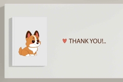 Cute Cartoon Happy Welsh Corgi Dog Puppy Character Fun Icon Product Image 5