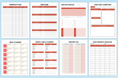 Editable 2026 Adult ADHD Planner For Canva Templates Product Image 5