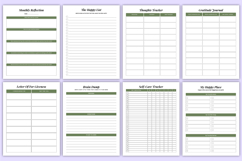 Self Care Journal | Mind &amp; Wellness Canva Kdp Product Image 5