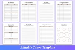 Editable 2024 Self Care Journal Canva KDP Interior Product Image 5