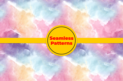 Pastel Watercolor Texture Seamless Pattern and Digital Paper Product Image 5