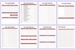 2026-27 Self Care Journal Canva Templates Product Image 5