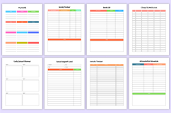 Student Academic Workbook | Study Planner, Homework Tracker Product Image 5