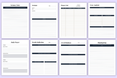 Bible Devotion Planner | Prayer &amp; Study Templates Product Image 5