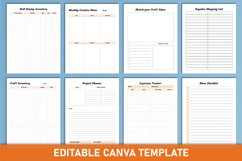 Editable 2024 Craft Business Planner Canva Template Product Image 5