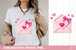 Pink Crochet Teacher Sublimation PNG Product Image 1