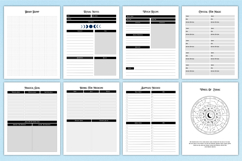 2026 Witchy Planner For Canva Templates Product Image 5