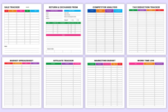 2026 Business Management Organizer Canva Templates Product Image 6