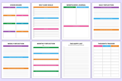 2026 Self-Discovery Workbook Canva Interiors Product Image 6