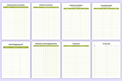 Healthy Meal Prep Tracker | Meal Planner, Diet Log Product Image 5