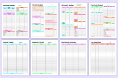 2026 Financial Management Tracker Canva Templates Product Image 5