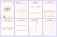 That Girl Lifestyle Organizer | Self-Care, Beauty Templates Product Image 4