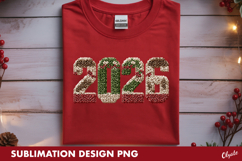 2026 Sublimation, New Year Tshirt Sublimation PNG Product Image 1