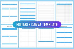 Editable 2024 Addiction Recovery Planner Canva Product Image 5