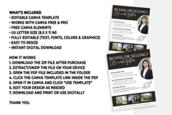 Realtor Buying or Selling Canva Flyer Template Product Image 5