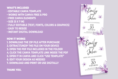 Wedding Invitation Canva Template Product Image 5