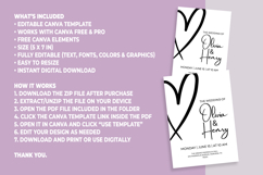Minimalist Wedding Invitation Canva Template Product Image 5