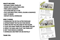 Open House Flyer Canva Template Product Image 5