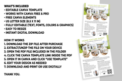 Home Features Flyer Canva Template, Property Feature Sheet Product Image 5