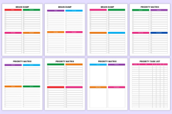 2026 ADHD Brain Dump Bundle Canva Template Product Image 5