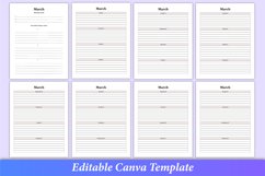 Editable 2024 Moon And Astrology Planner With Prompts Canva Product Image 5