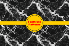 Black &amp; White Marble Texture Seamless Pattern Product Image 5