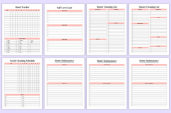 2026 Busy Mom Life Organizer Canva Templates Product Image 5