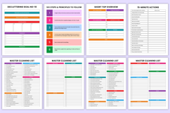 2026 Decluttering &amp; Cleaning Organizer Canva Interiors Product Image 5