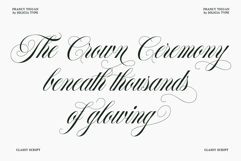 Francy Tiguan | Classy Script Font Product Image 5