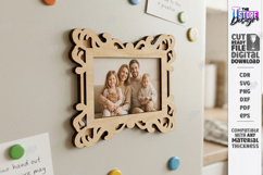 Fridge Magnet Frame Laser Cut Bundle | Magnetic Photo Frame Product Image 7