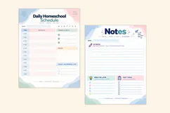 Homeschool Daily Schedule Planner Kdp interiors Product Image 5